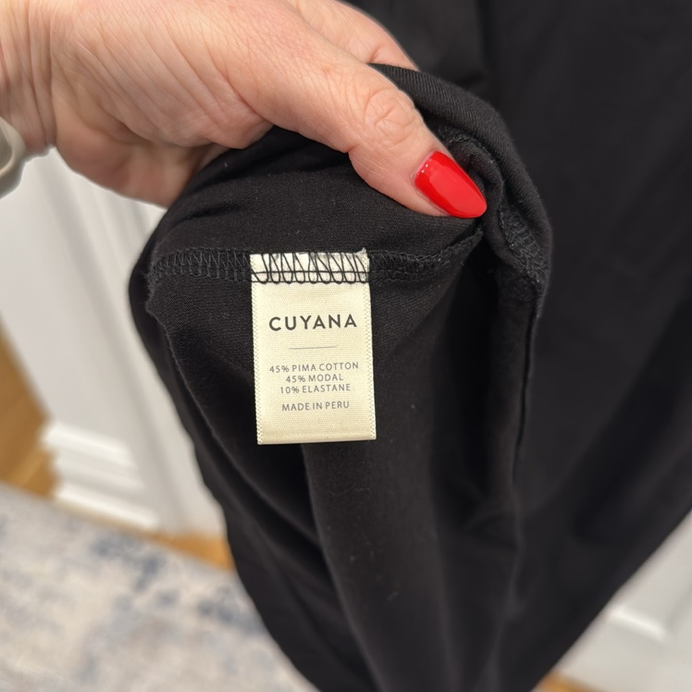 Cuyana Black Midi Dress - Picture 5 of 5